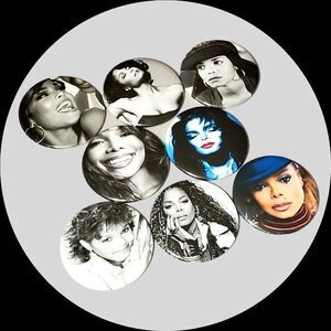 Janet Jackson Pin Collection